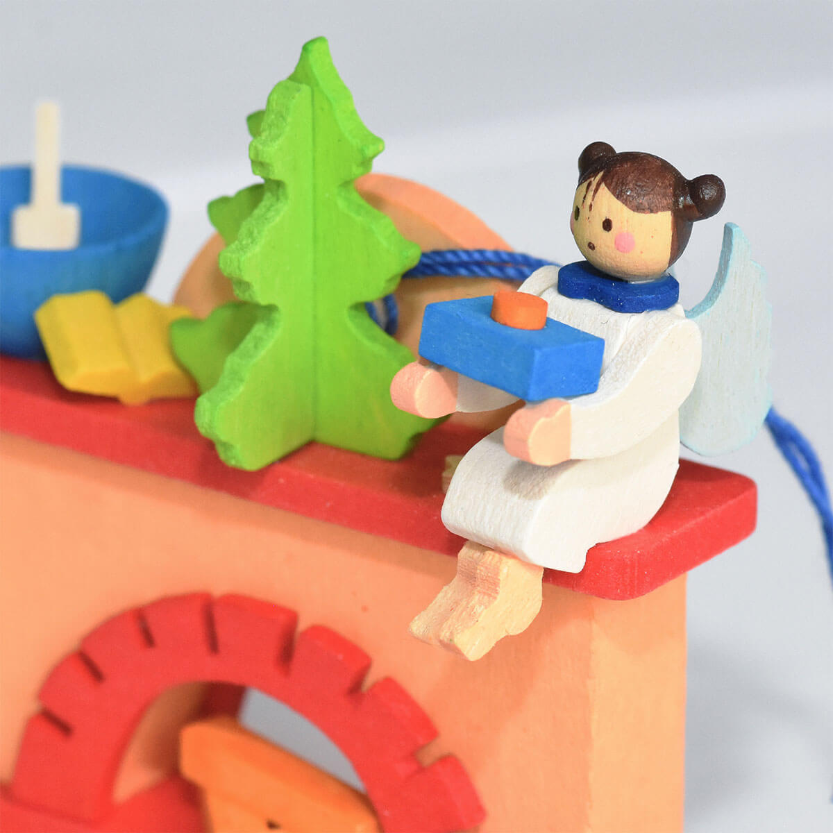Small Fireplace Ornament with teddy
