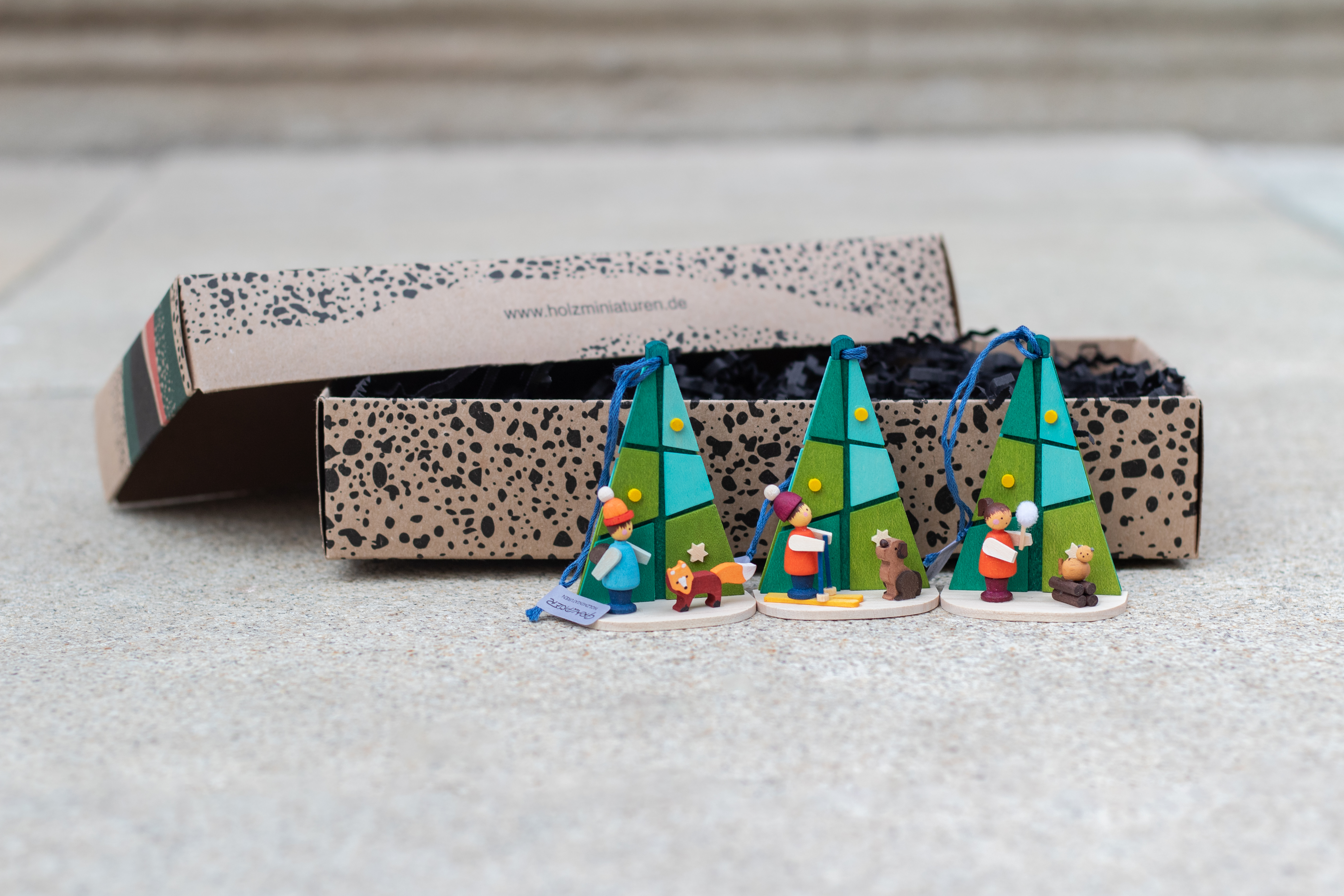 Gift Set 'Ore Mountains Christmas' Ornaments, 5-piece