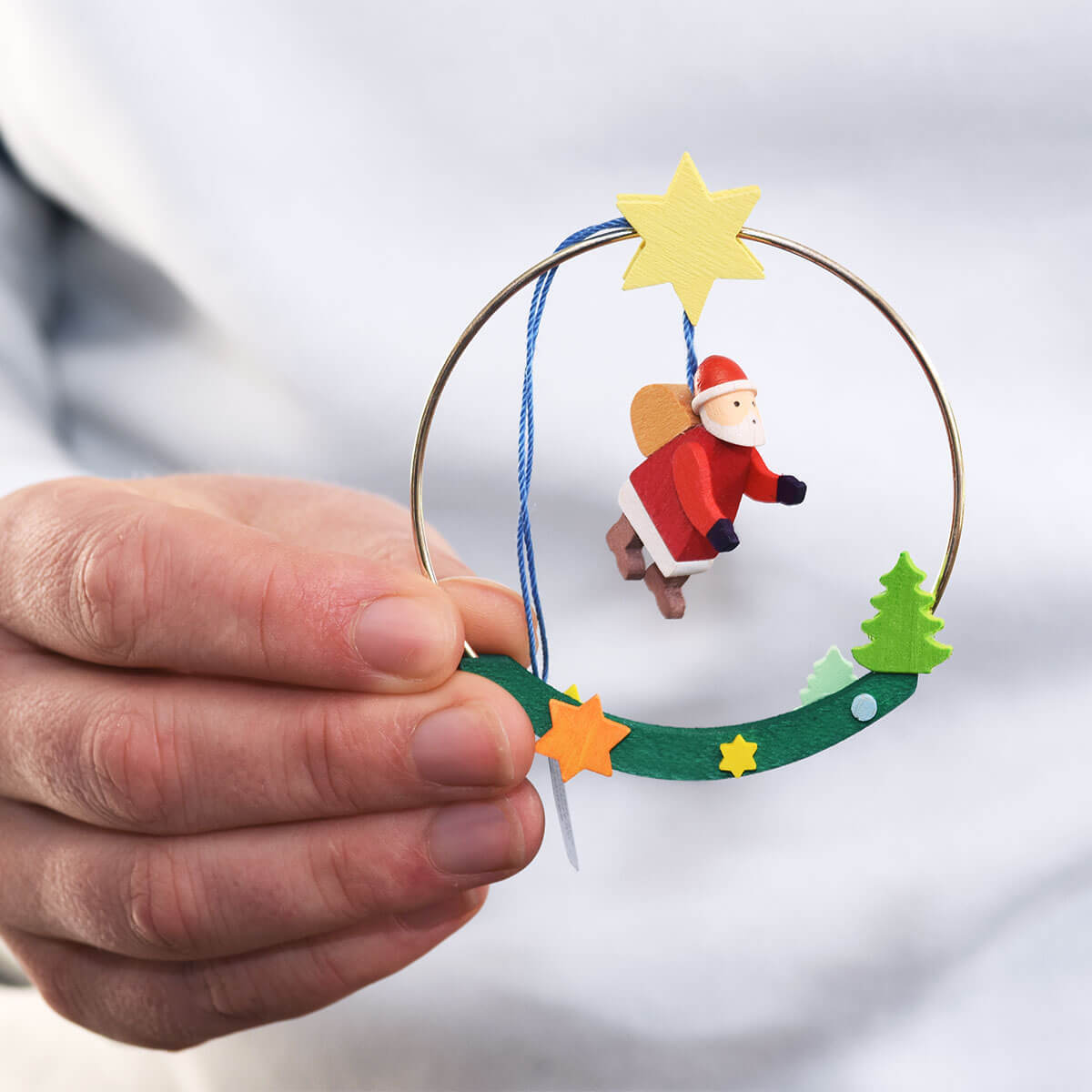 Ring with Angel & Santa Claus -Set of 6-