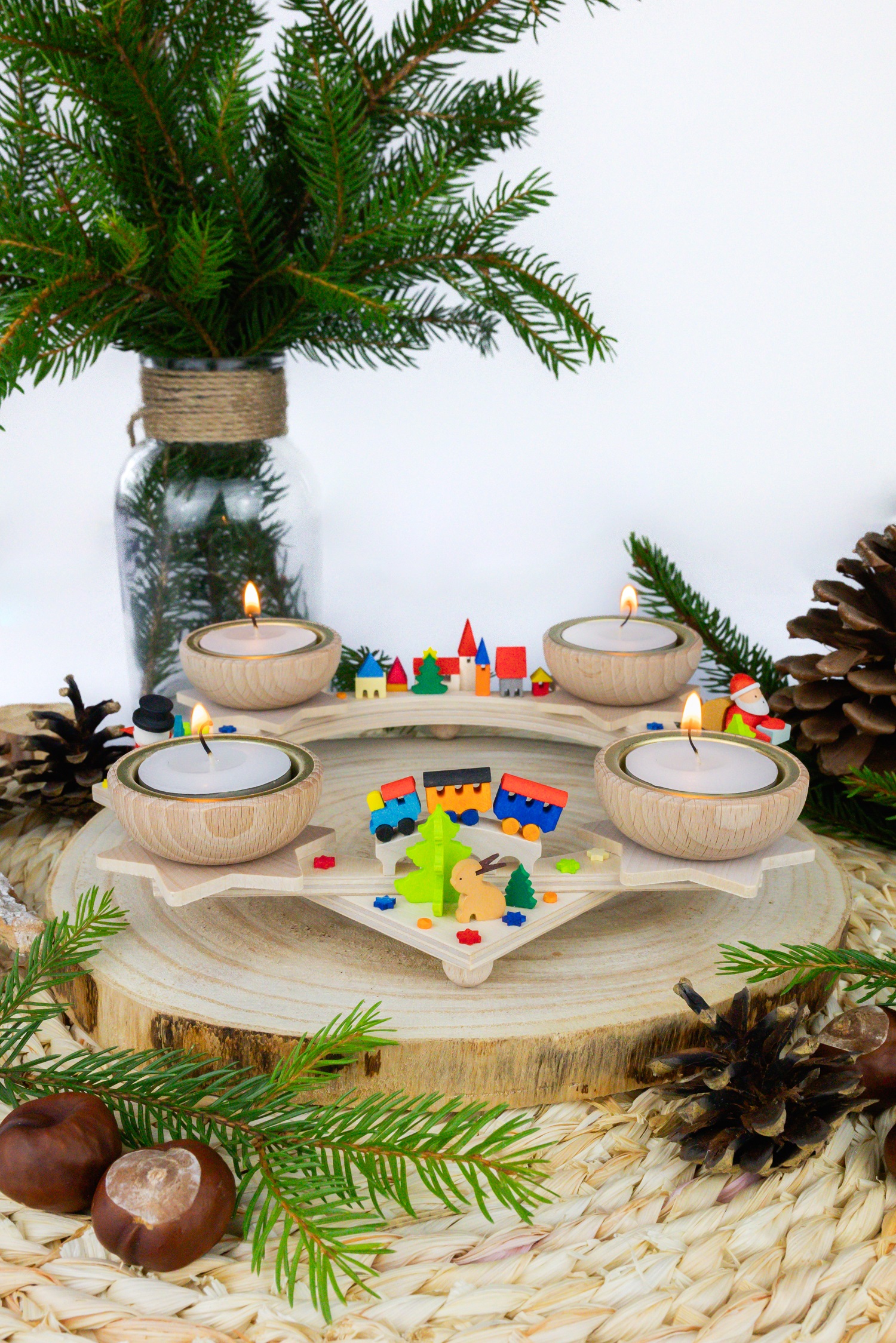 Leuchterkranz Weihnachtsfest
