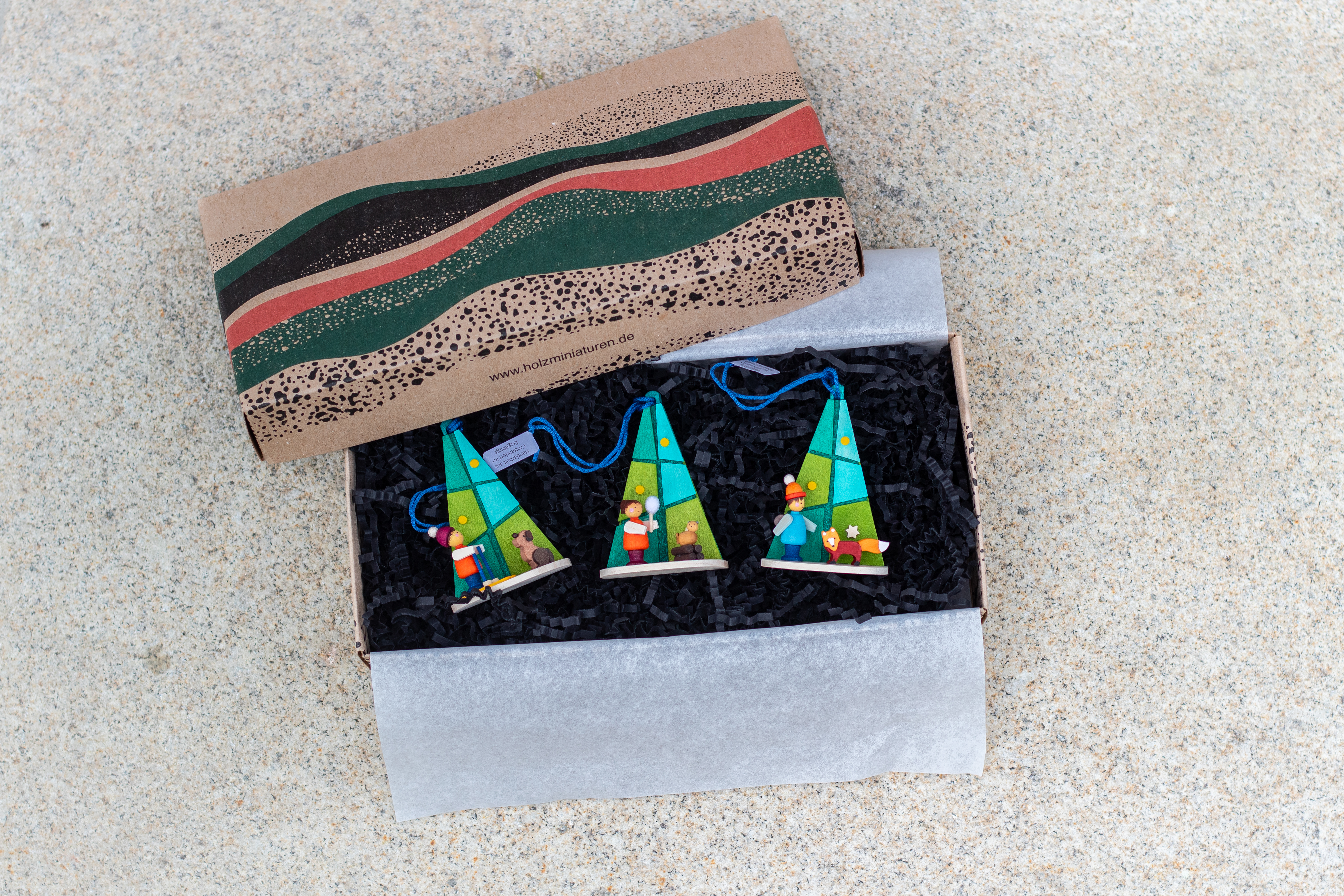 Gift Set 'Ore Mountains Christmas' Ornaments, 5-piece