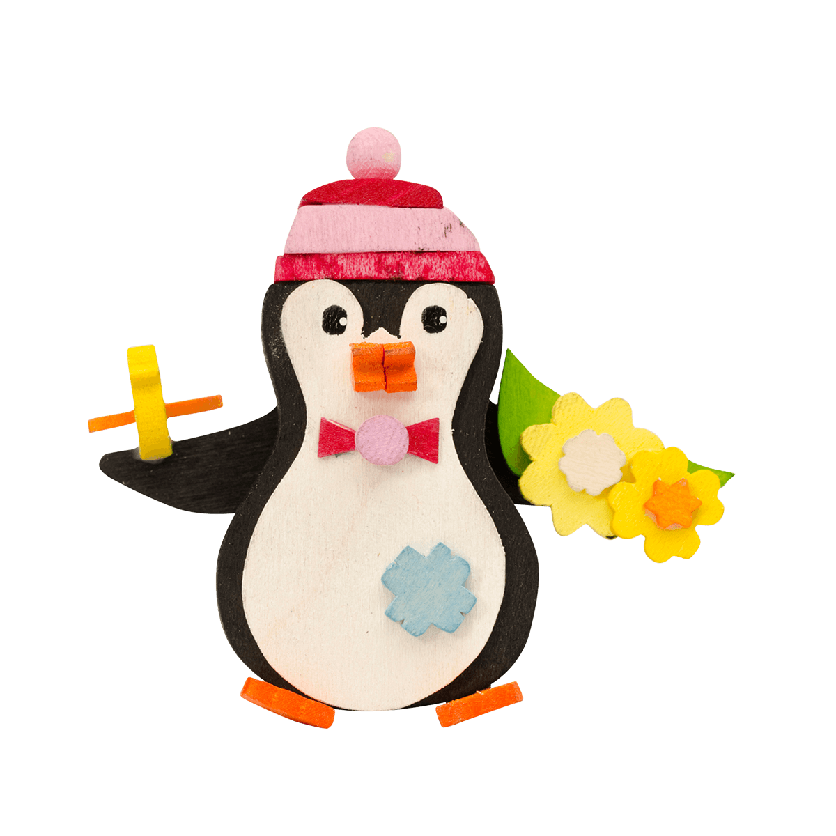 Pinguin mit Vogel