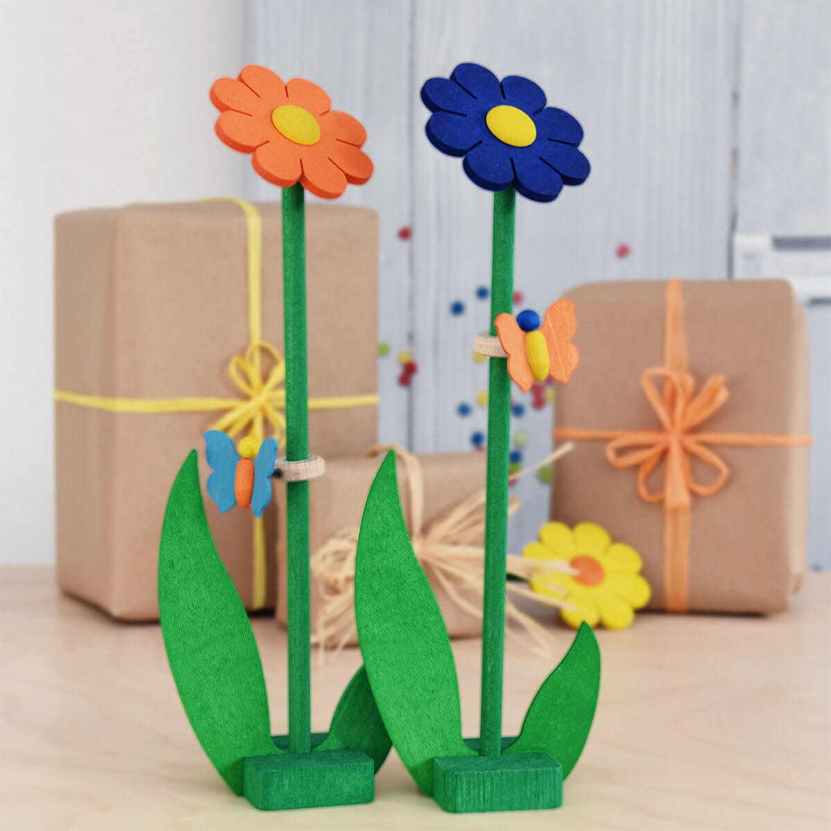 Schmetterlingsblume blau
