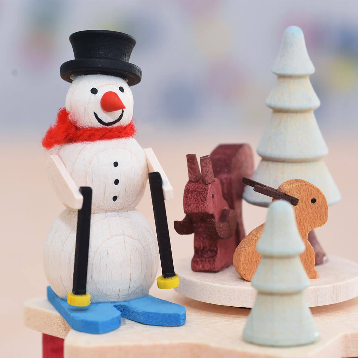 Kurbelspieldose Schneemann