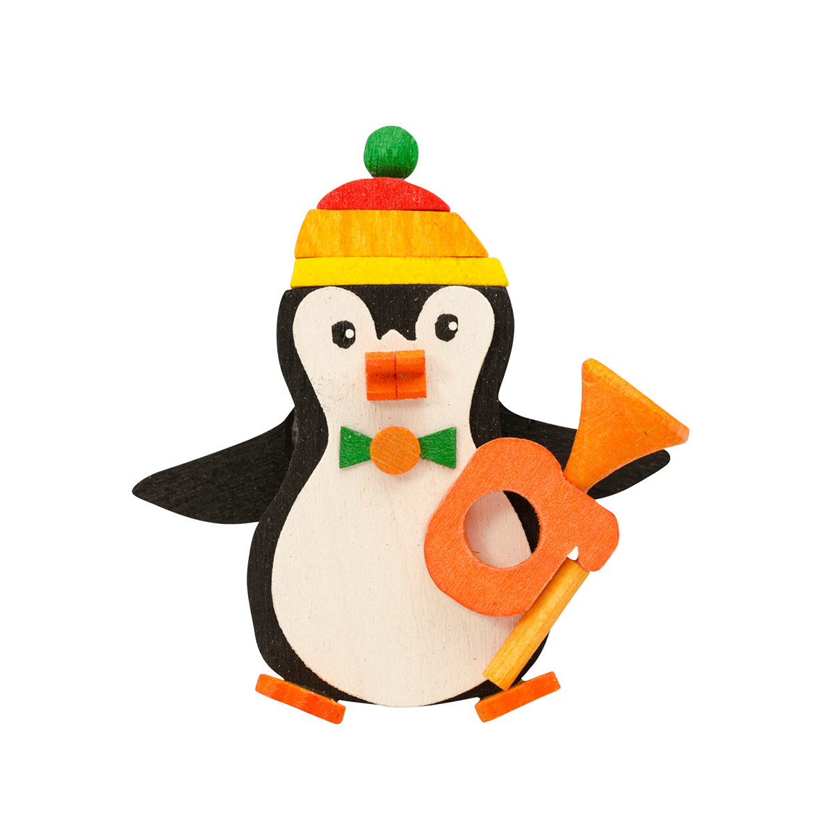 Pinguin mit Trompete