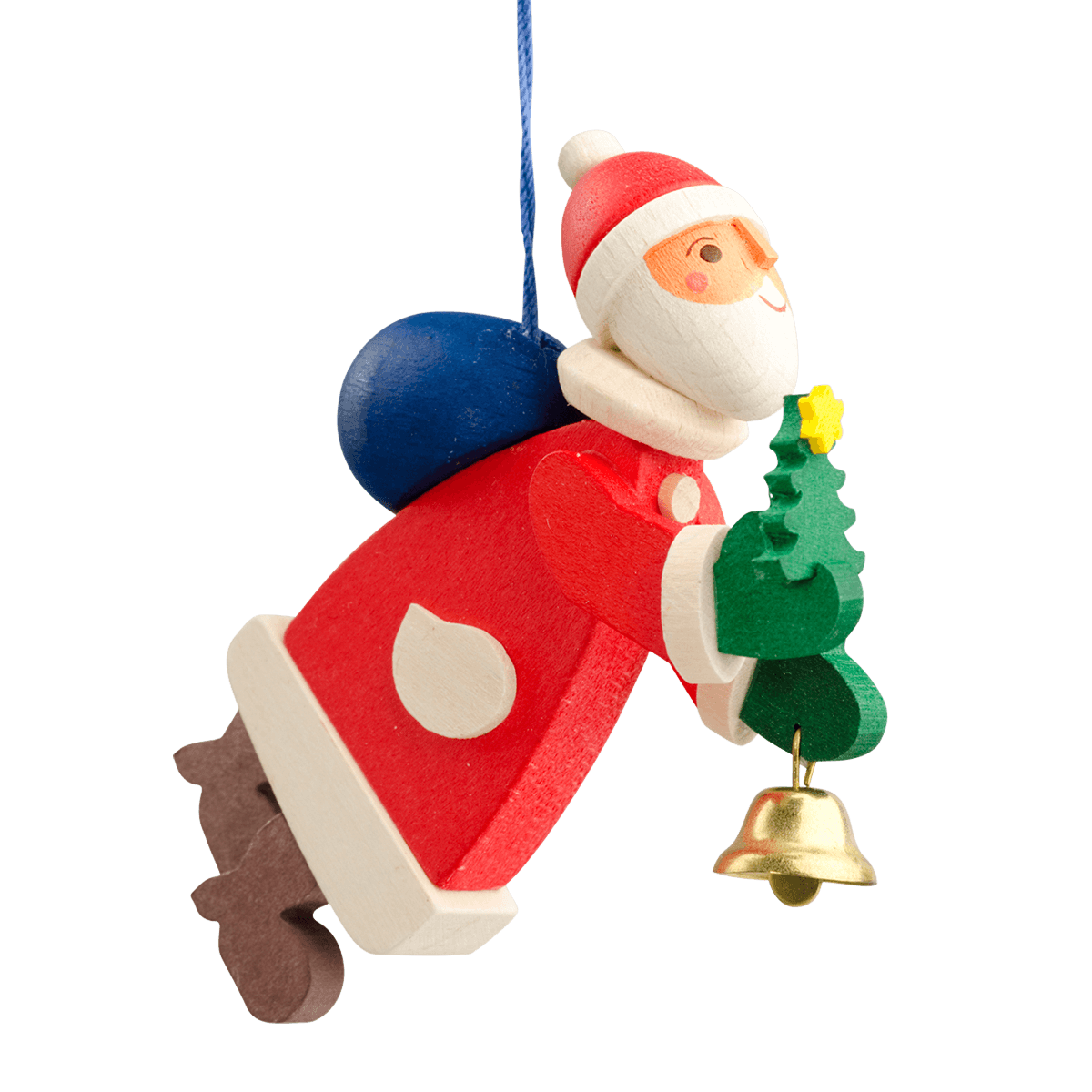 Weihnachtsmann als Baumschmuck