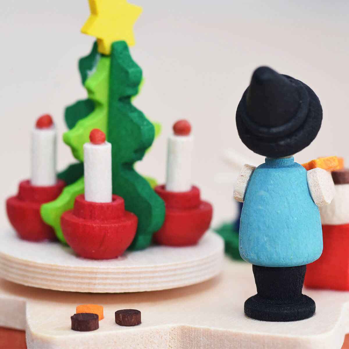 Music Box with Crank 'Dwarf Advent'
