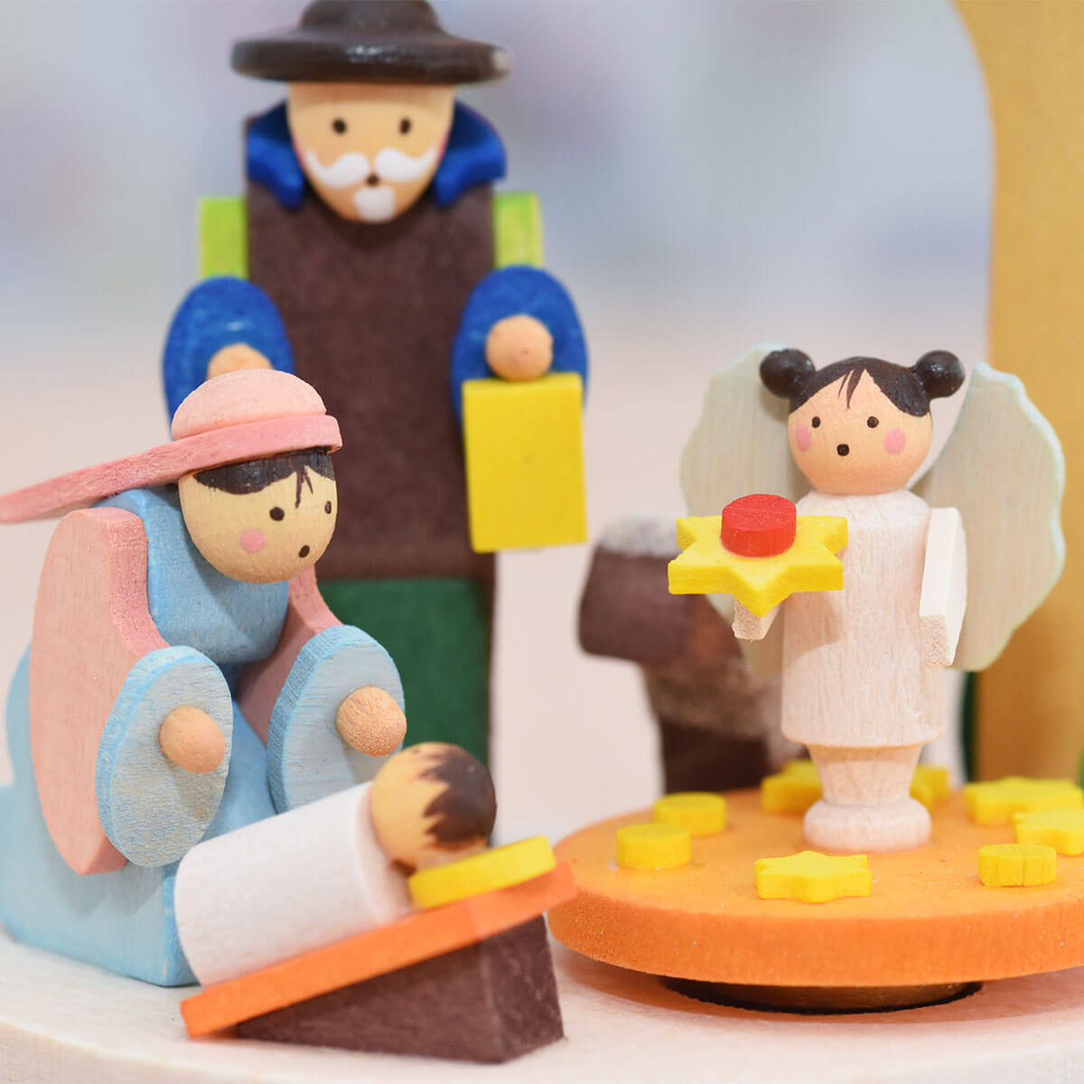 Kurbelspieldose Christgeburt