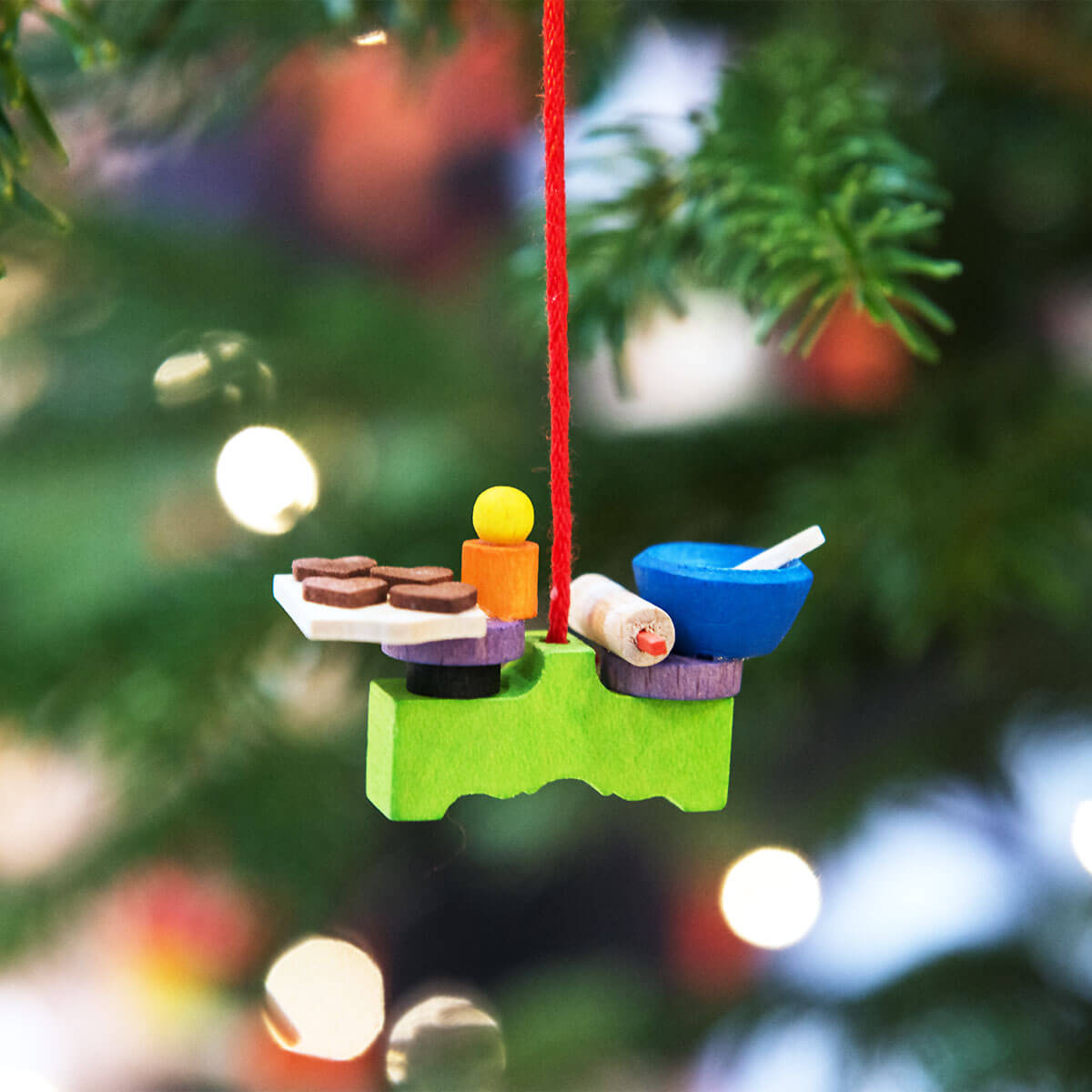 Weihnachtsbäckerei als Baumschmuck