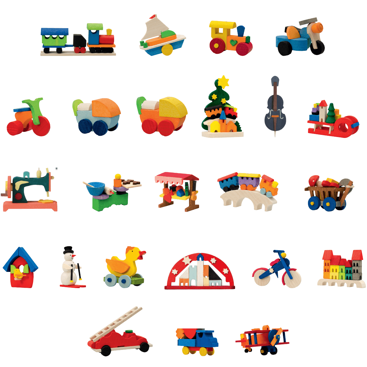 Advent Calendar Set, 24 pieces