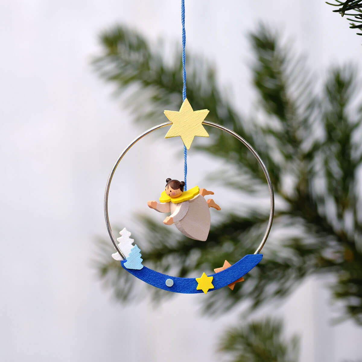 Ring with Angel & Santa Claus -Set of 6-