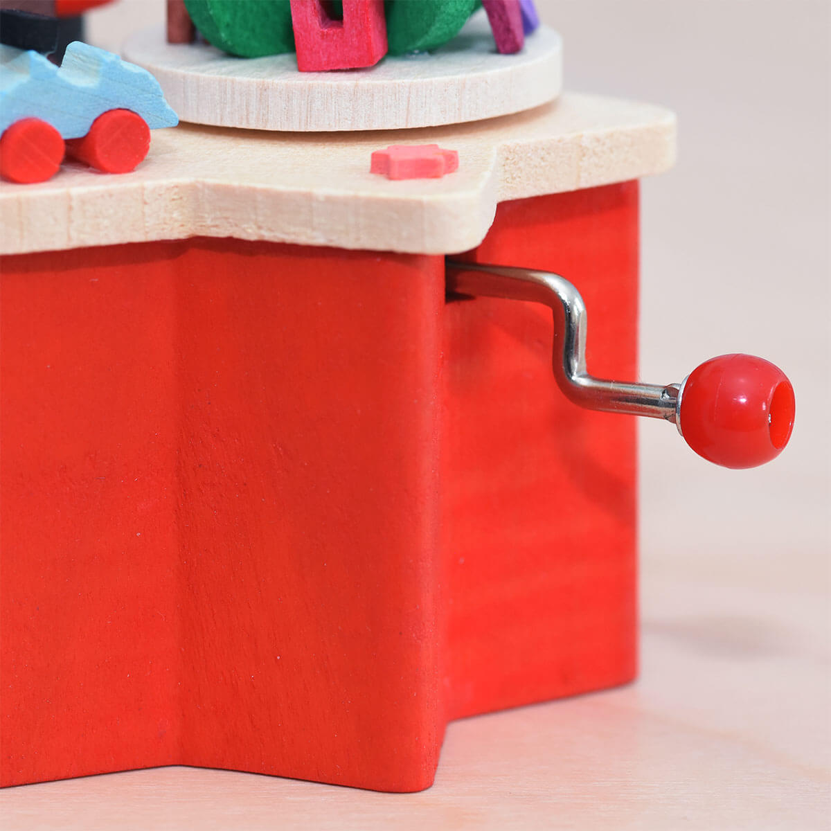 Kurbelspieldose Weihnachtsmann