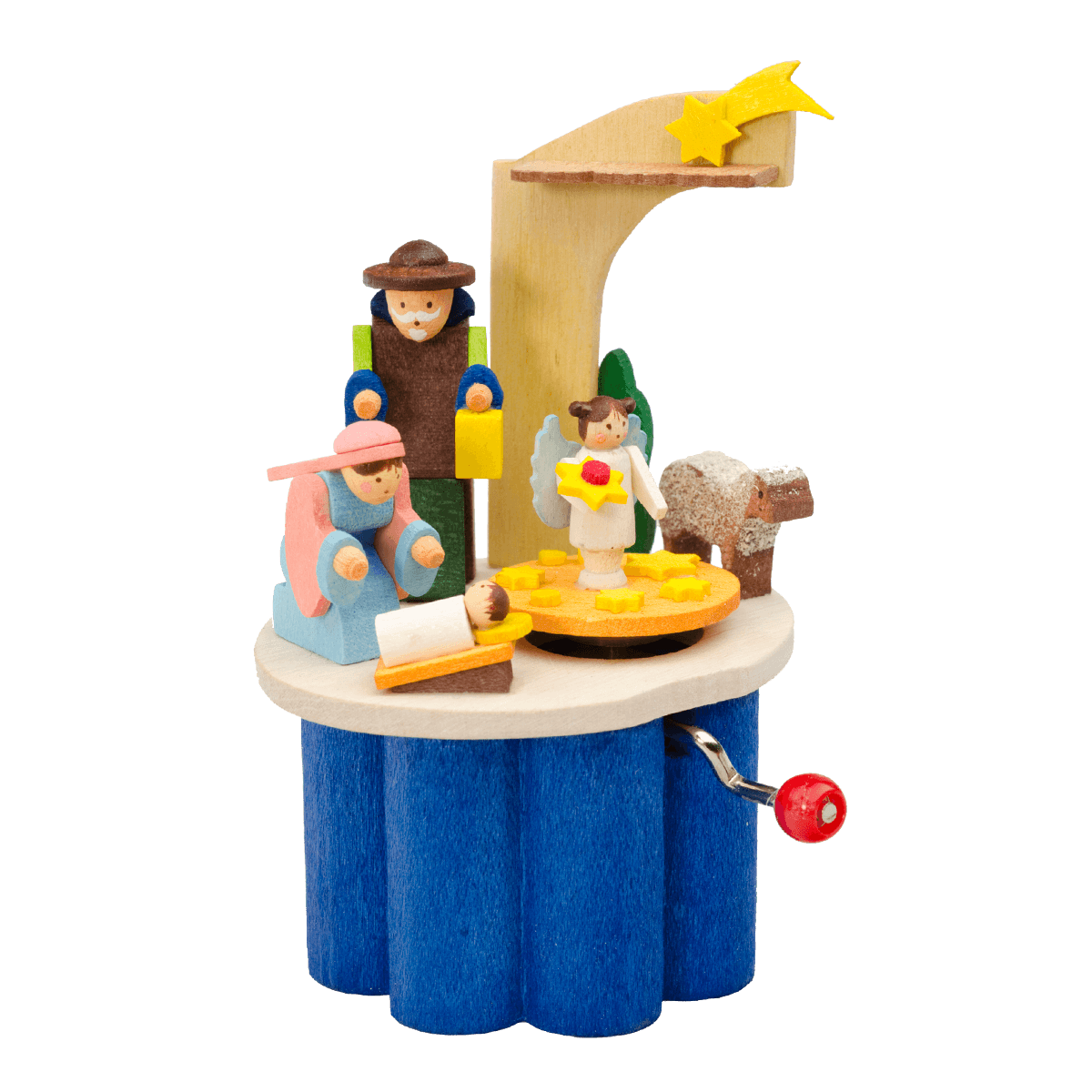 Kurbelspieldose Christgeburt