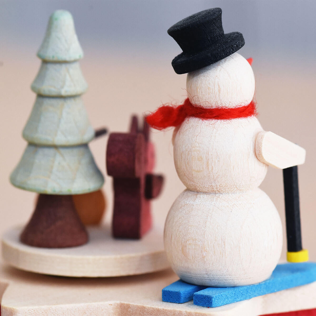 Kurbelspieldose Schneemann