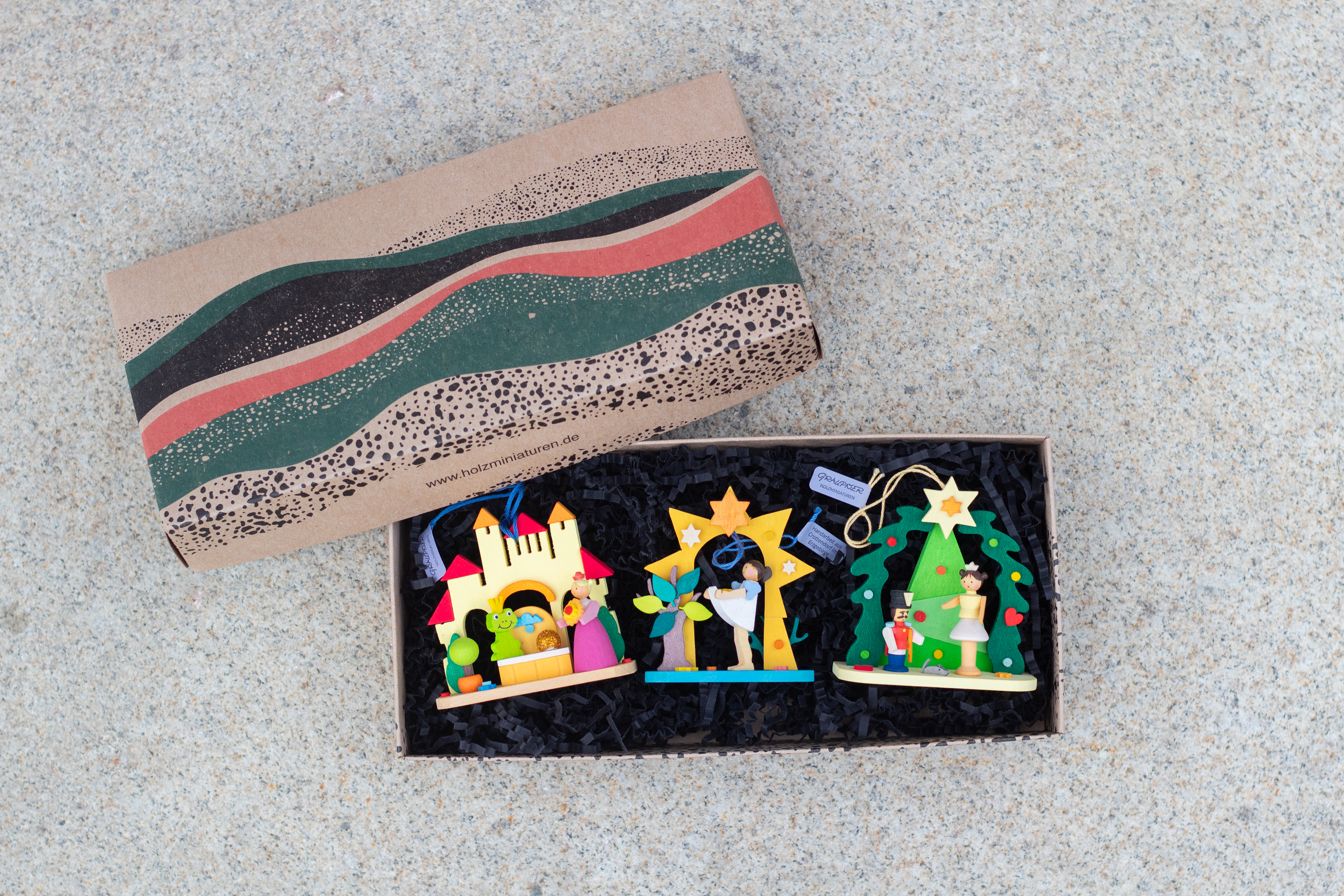 Gift Set 'Ore Mountains Christmas' Ornaments, 5-piece