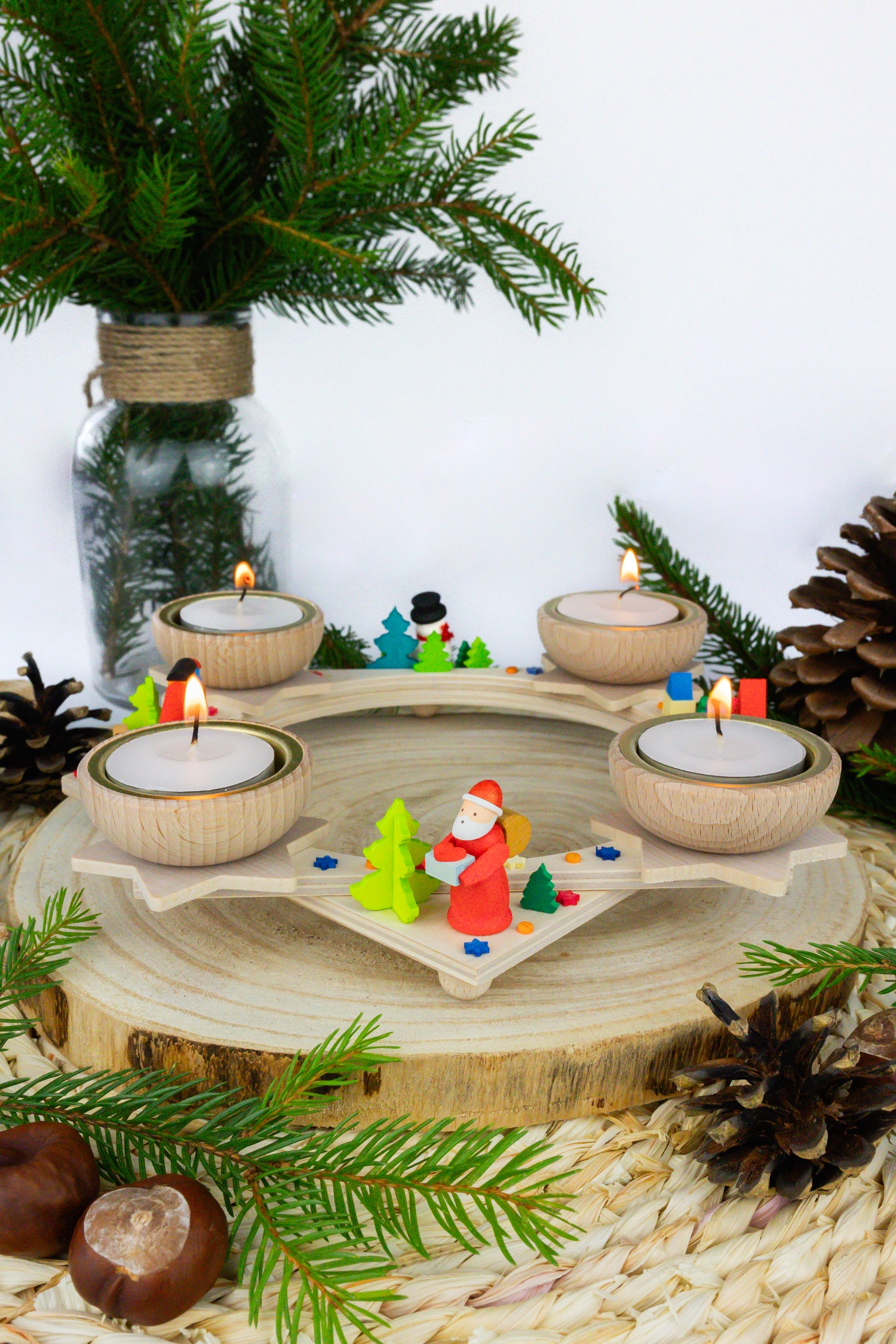 Leuchterkranz Weihnachtsfest