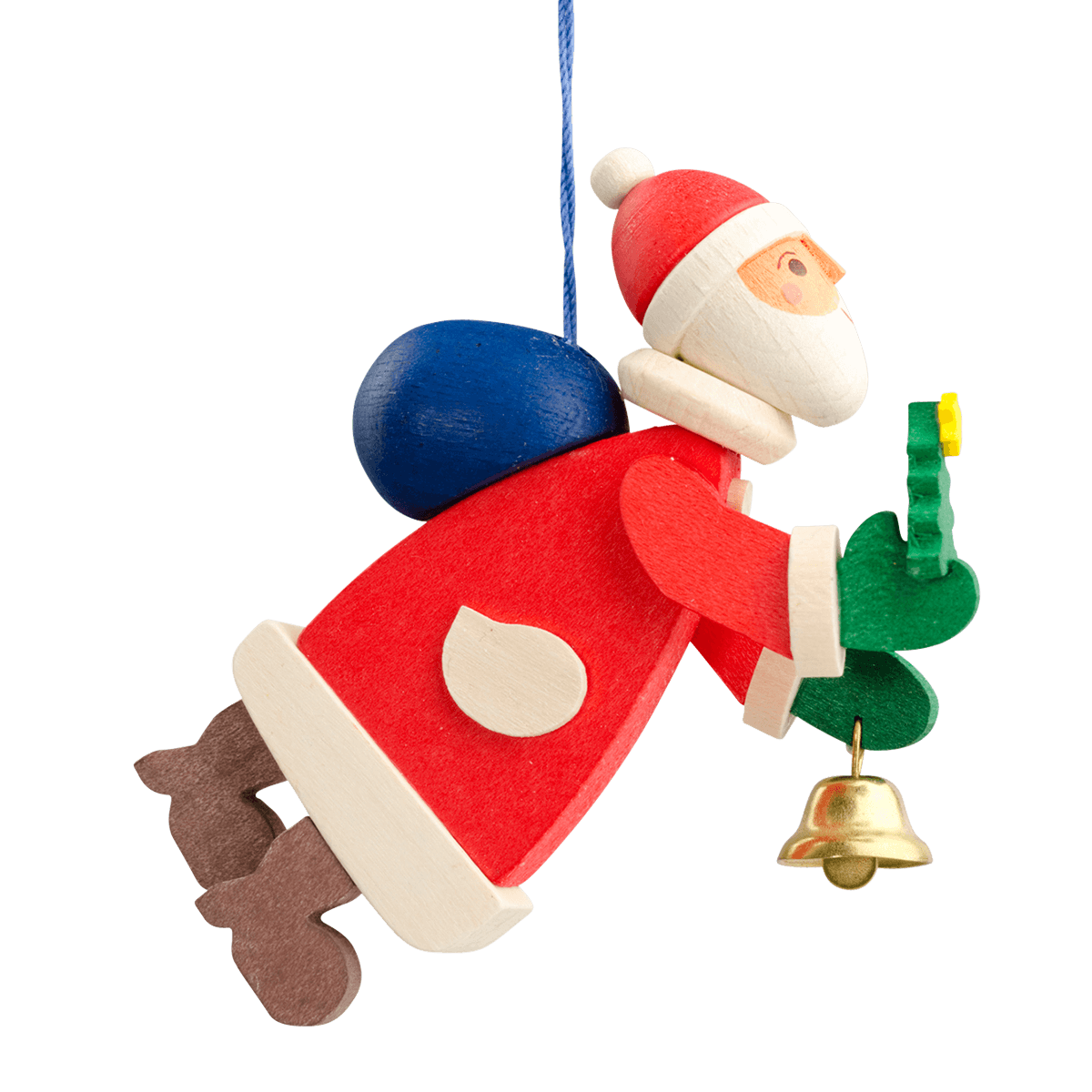 Weihnachtsmann als Baumschmuck