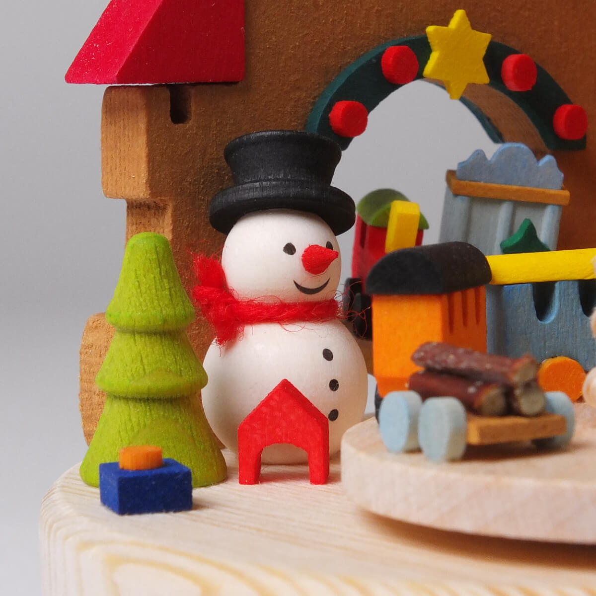 Spieldose Weihnachtsmarkt