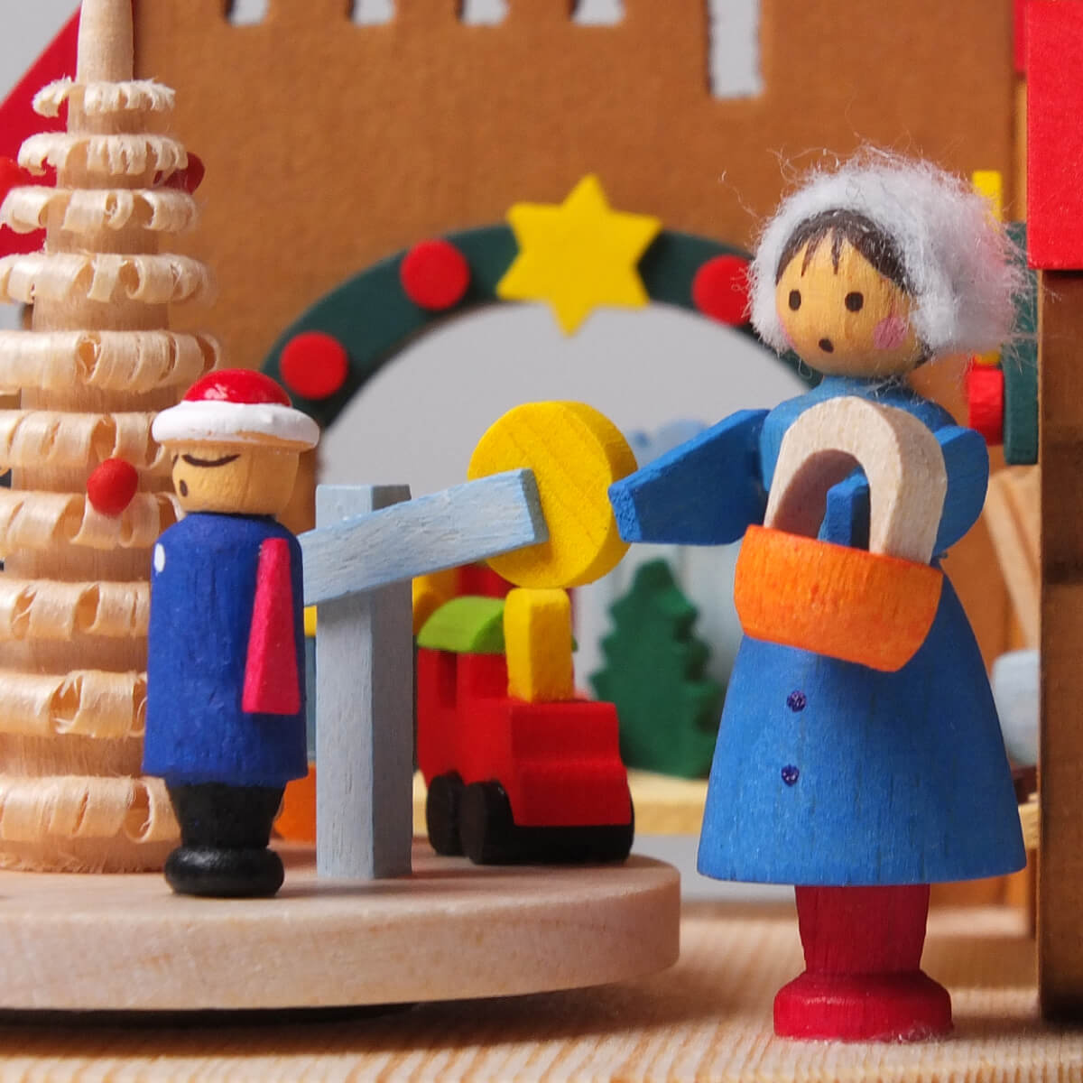Spieldose Weihnachtsmarkt